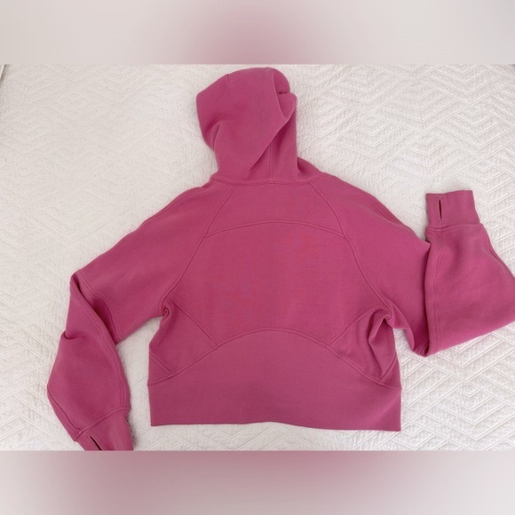 LULULEMON/Scuba Oversized 1/2 zipped Hoodie-Pink Blossom/XS/S - Picture 7 of 12